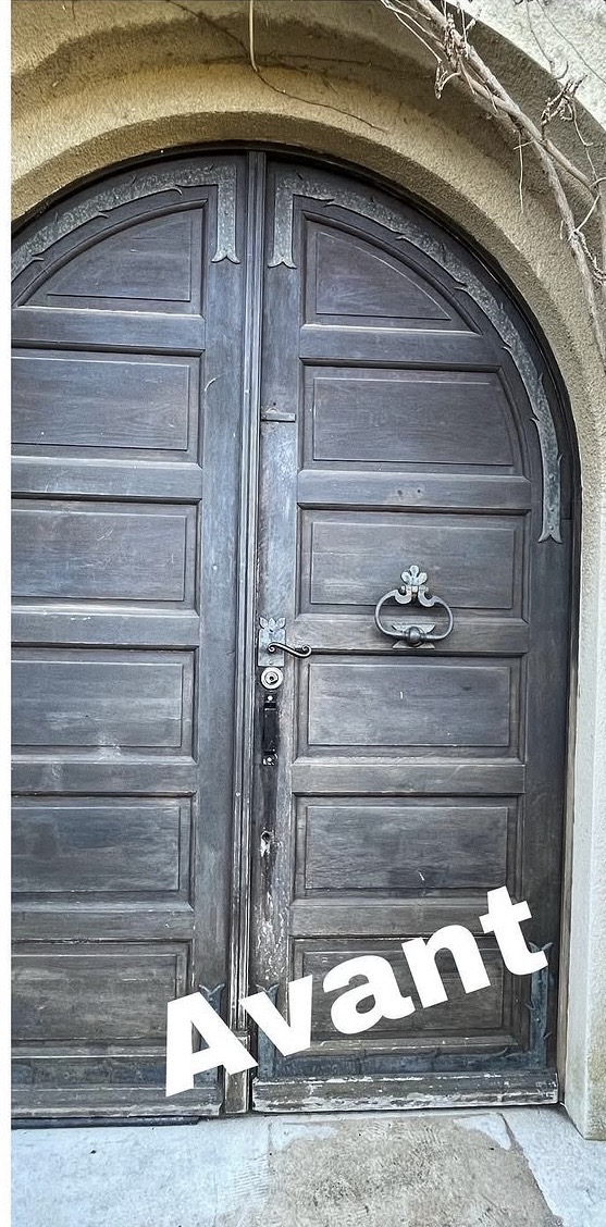 Porte avant rénovation